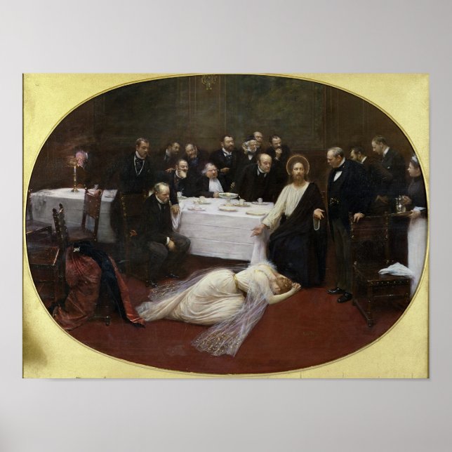 Mary Magdalene in the house of the Pharisee Poster (Front)