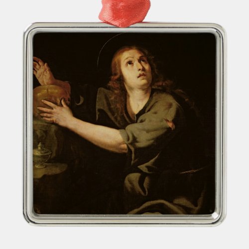 Mary Magdalene Metal Ornament