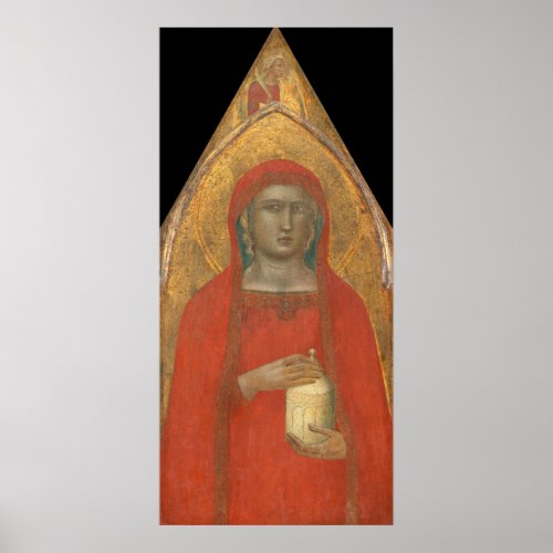 Mary Magdalene _ Pietro Lorenzetti Fine Art Poster