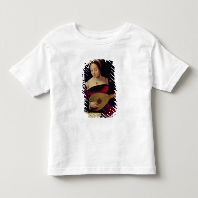 Mary Magdalene Playing the Lute Toddler T-shirt (Front)