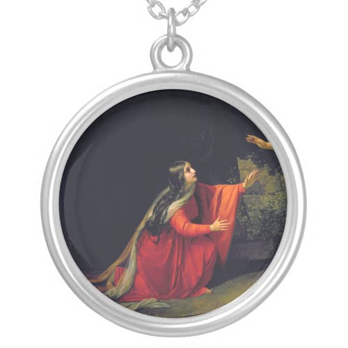 Mary Magdalene Silver Plated Necklace