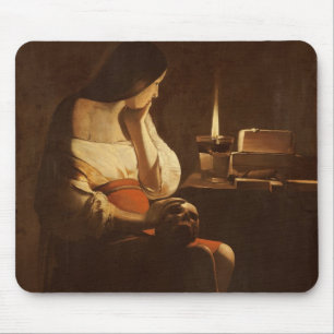 Mary Magdalene with a night light, 1630-35 Mouse Pad