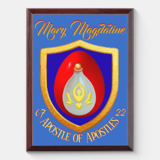 Mary Magdaline Apostle of Apostles 07/22 Feast Day Award Plaque