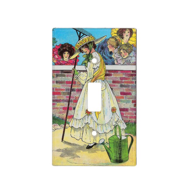 Mary Mary Quite Contrary How Does Your Garden Grow Light Switch Cover (Front)