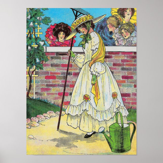 Mary Mary Quite Contrary How Does Your Garden Grow Poster (Front)