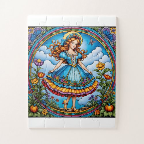 Mary Mary Quite Contrary Jigsaw Puzzle