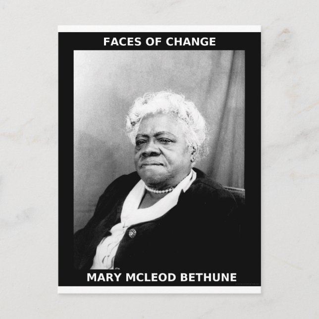 Mary McLeod Bethune Postcard (Front)