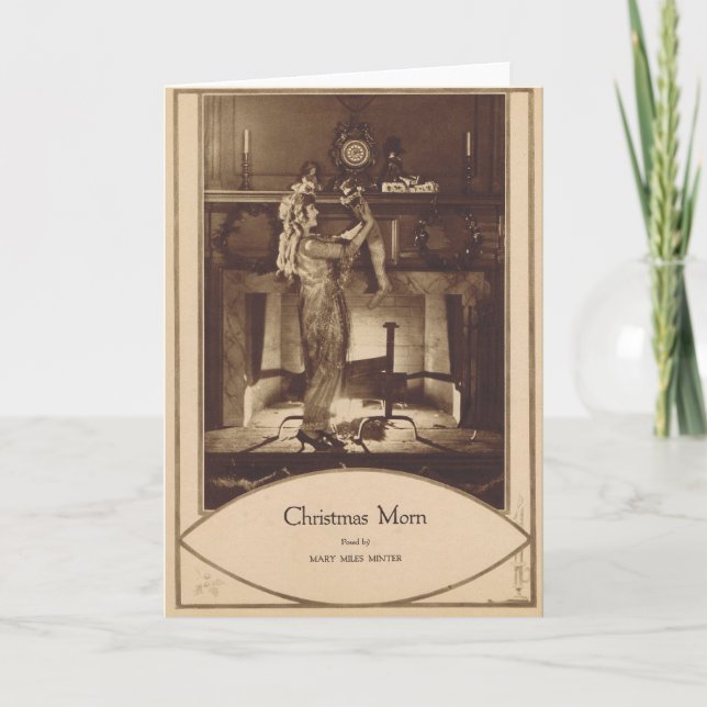 Mary Miles Minter 1921 Holiday Card (Front)