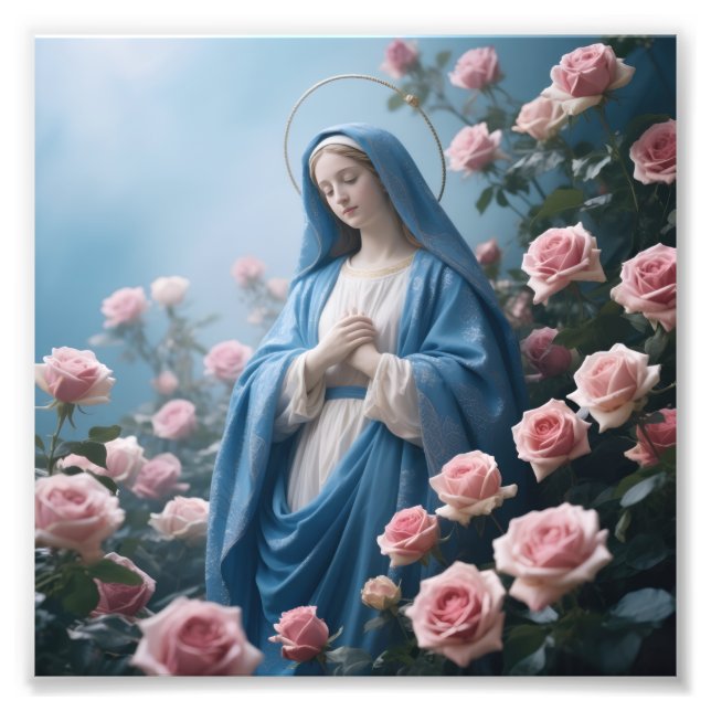 Mary mother of Jesus Photo Print (Front)