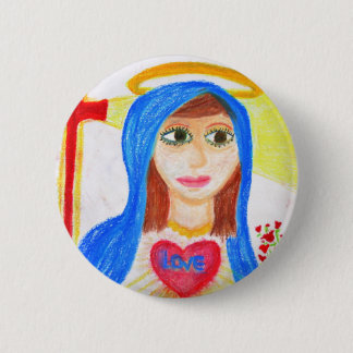 Mary, Mother of Love Button