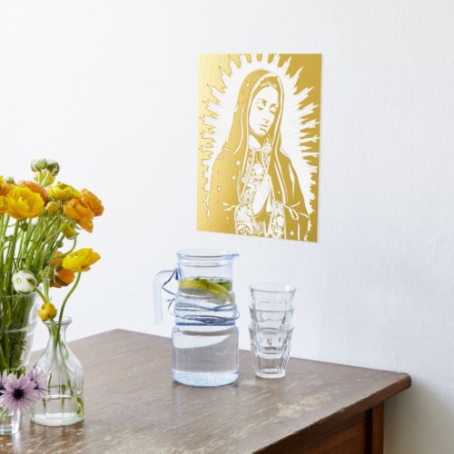 Mary of Guadalupe  Foil Prints