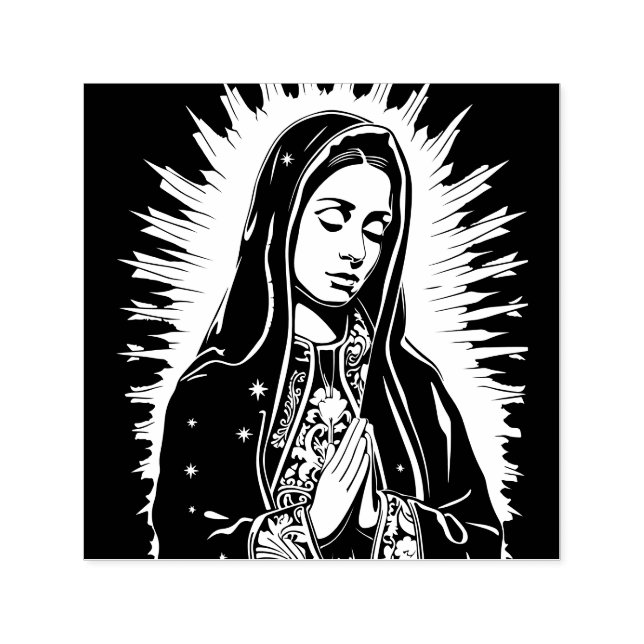 Mary of Guadalupe Self-inking Stamp (Design)