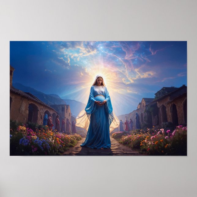 Mary of Nazareth Walking Alone Poster (Front)