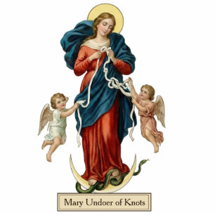 Mary Our Lady Undoer of Knots 2D Religious Statue