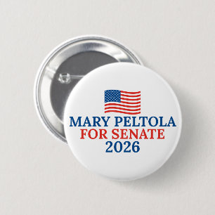 Mary Peltola for Senate 2026 Alaska Election Button