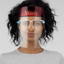 Mary Personalized Face Shield