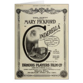 Mary Pickford Cinderella 1914 silent film ad (Front)