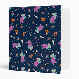 Mary Poppins All Mixed Up Pattern 3 Ring Binder