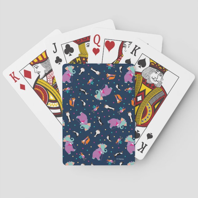 Mary Poppins | All Mixed Up Pattern Poker Cards (Back)