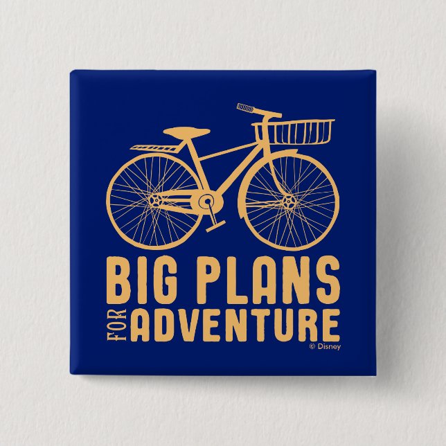 Mary Poppins | Big Plans for Adventure Button (Front)