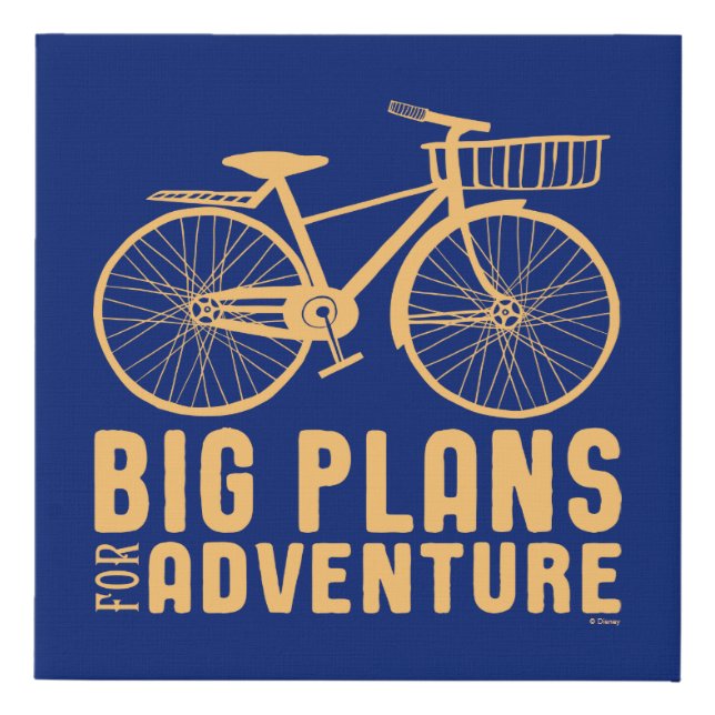 Mary Poppins | Big Plans for Adventure Faux Canvas Print (Front)
