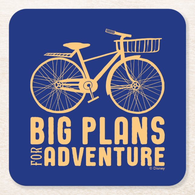 Mary Poppins | Big Plans for Adventure Square Paper Coaster (Front)
