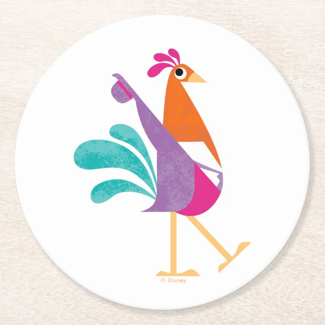 Mary Poppins | Chicken Round Paper Coaster (Front)