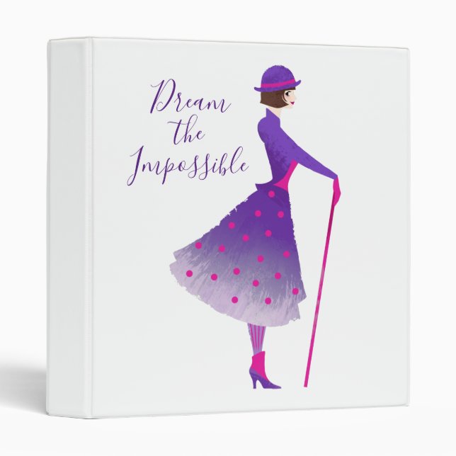 Mary Poppins | Dream the Impossible 3 Ring Binder (Front/Spine)