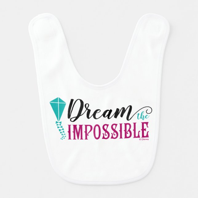 Mary Poppins | Dream the Impossible Baby Bib (Front)