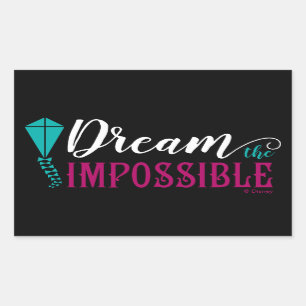 Mary Poppins Dream the Impossible Rectangular Sticker