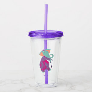 Mary Poppins Elephant Acrylic Tumbler