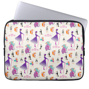 Mary Poppins & Friends Striped Pattern Laptop Sleeve