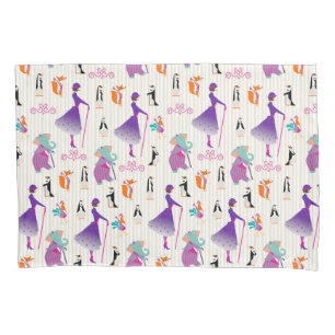 Mary Poppins & Friends Striped Pattern Pillow Case