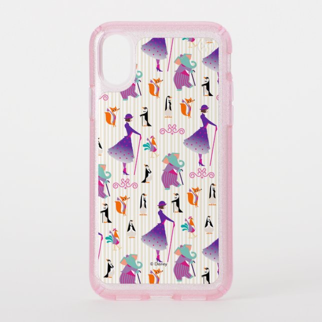 Mary Poppins & Friends Striped Pattern Speck iPhone XS Case (Front)