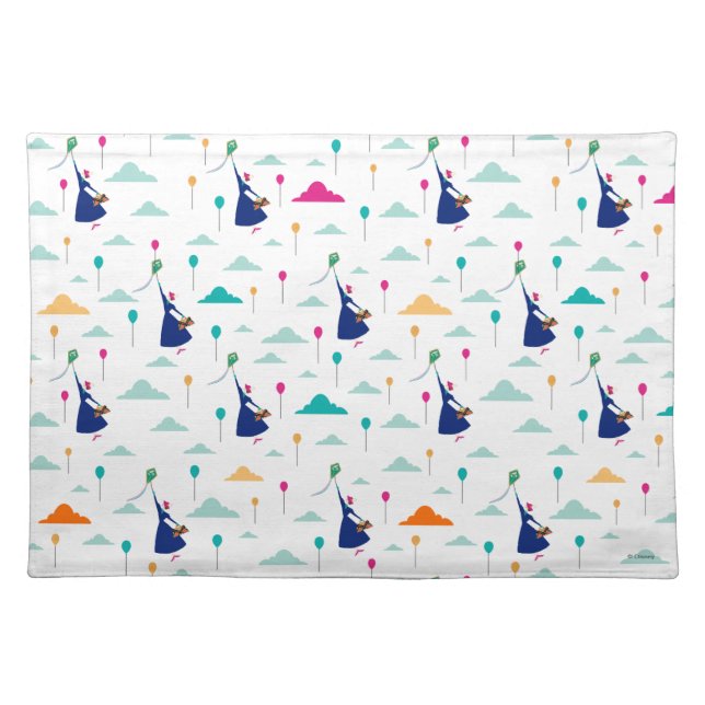Mary Poppins | Magic Fills the Air Pattern Cloth Placemat (Front)