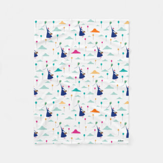 Mary Poppins | Magic Fills the Air Pattern Fleece Blanket