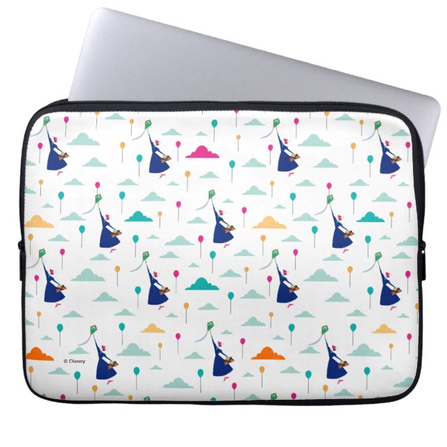 Mary Poppins | Magic Fills the Air Pattern Laptop Sleeve (Front)