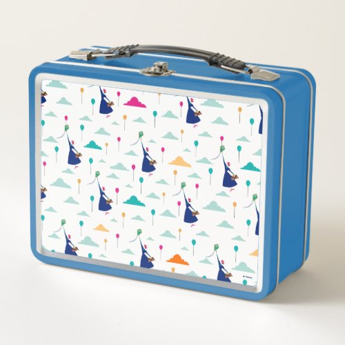 Mary Poppins  Magic Fills the Air Pattern Metal Lunch Box