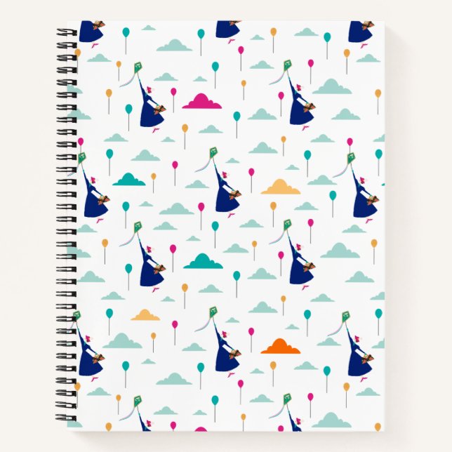 Mary Poppins | Magic Fills the Air Pattern Notebook (Front)