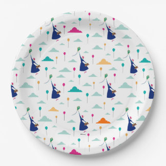 Mary Poppins | Magic Fills the Air Pattern Paper Plates
