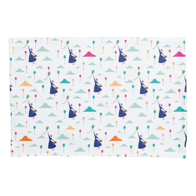 Mary Poppins | Magic Fills the Air Pattern Pillow Case (Front)