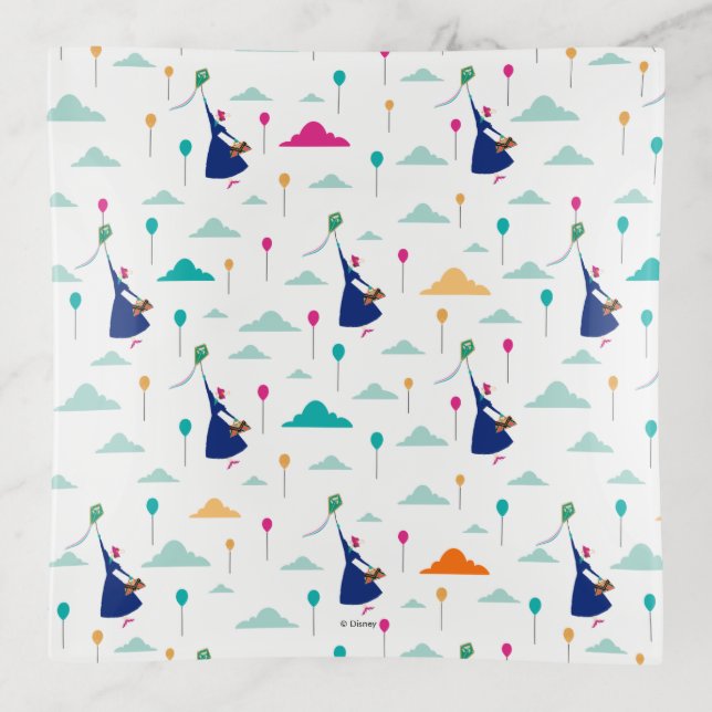 Mary Poppins | Magic Fills the Air Pattern Trinket Tray (Front)