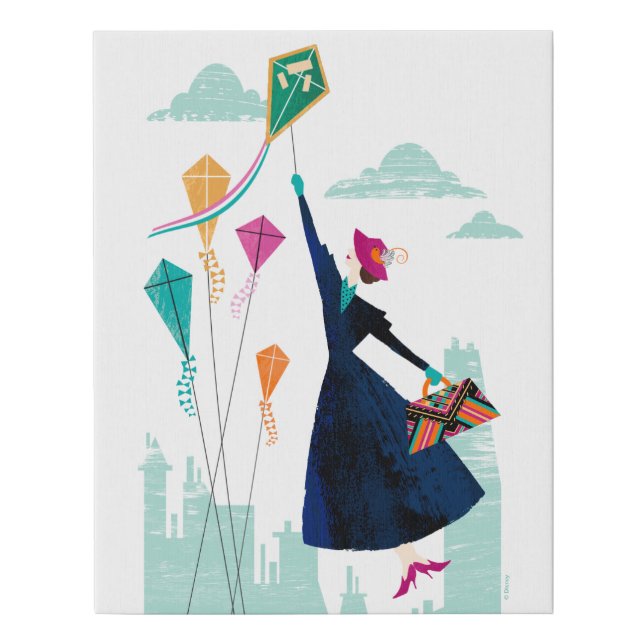 Mary Poppins | Magic in the Air Faux Canvas Print (Front)
