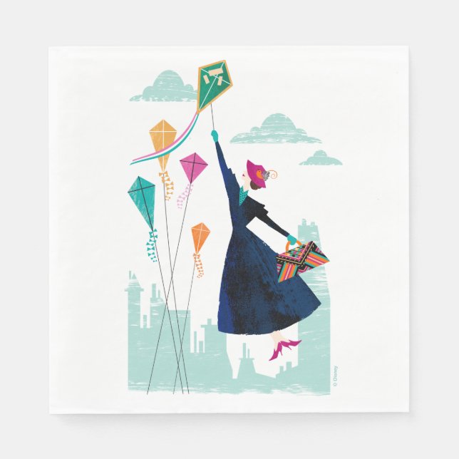 Mary Poppins | Magic in the Air Napkins (Front)