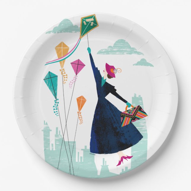 Mary Poppins | Magic in the Air Paper Plates (Front)