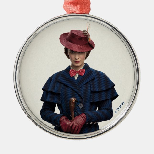 Mary Poppins Metal Ornament (Front)