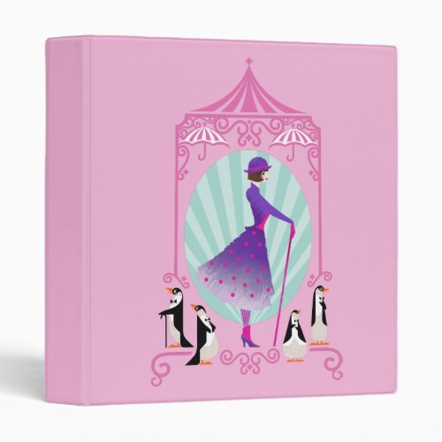 Mary Poppins  Penguins 3 Ring Binder