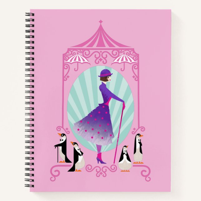 Mary Poppins & Penguins Notebook (Front)