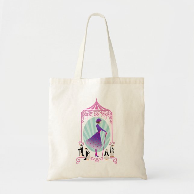 Mary Poppins & Penguins Tote Bag (Front)