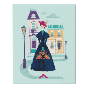 Mary Poppins Spoonful of Sugar Faux Canvas Print